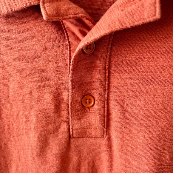 Vince Men's Rust Polo Shirt - Picture 3 of 7